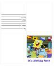 spongebob squarepants birthday party invitation