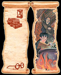 free printable Harry Potter Bookmark Snape and harry