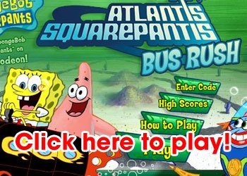 SpongeBob Squarepants Atlantis Squarepants Bus Rush