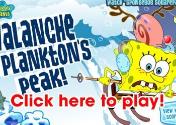 SpongeBob Squarepants Avalanche at Plankton's Peak