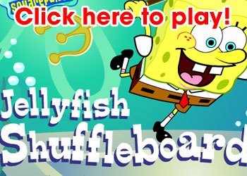 Spongebob Squarepants Jellyfish Shuffleboard