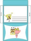 spongebob squarepants birthday party invitation bag