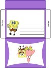 spongebob squarepants birthday party invitation bag