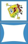 spongebob squarepants birthday party invitation card