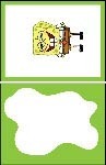 spongebob squarepants birthday party invitation card
