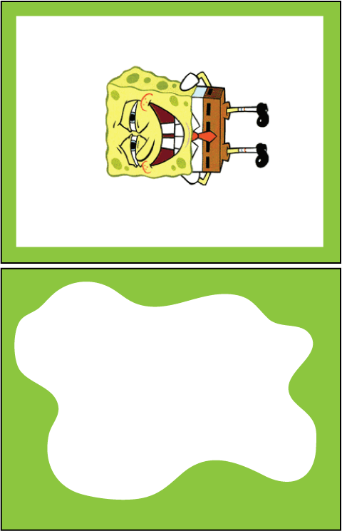 Download this Spongebob Card Color picture