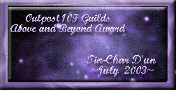 Outpost10f Guilds Above And Beyond Award - July 2003