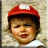 Baby me again, expressing my disgust at the camera.