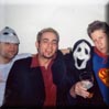 New Year's Eve, all vamped out. The cast, in order of appearance ~ My brother Mark, Me, another Dave and Ben.